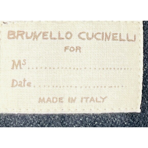 Brunello Cucinelli Coat Womens 40 EU 4 US Wool Silk Blend Belted Luxury Trench - Picture 11 of 16